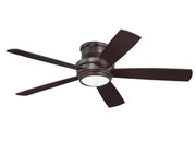 Tempo Hugger 52" 1-Light Ceiling Fan in Oiled Bronze