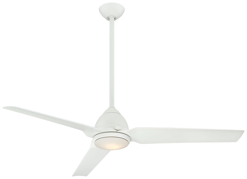 Java Led 54" Ceiling Fan in Flat White