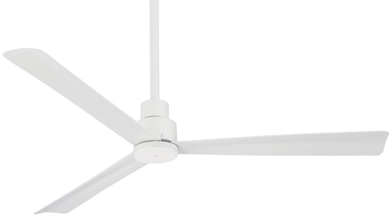 Simple 52" Ceiling Fan in Flat White