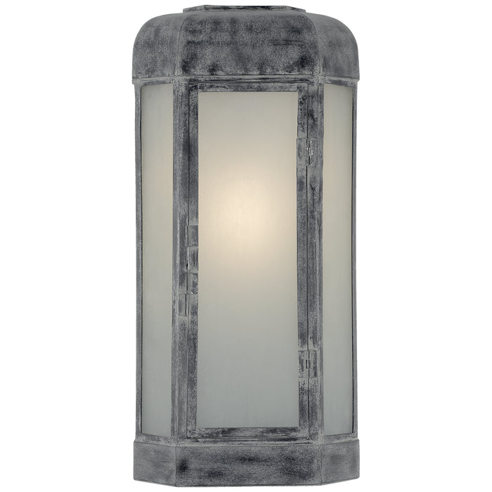 Dublin One Light Wall Sconce in Weathered Zinc