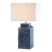 Uttermost's Pero Sapphire Blue Lamp Designed by Jim Parsons