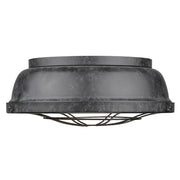Bartlett Flush Mount in Black Patina