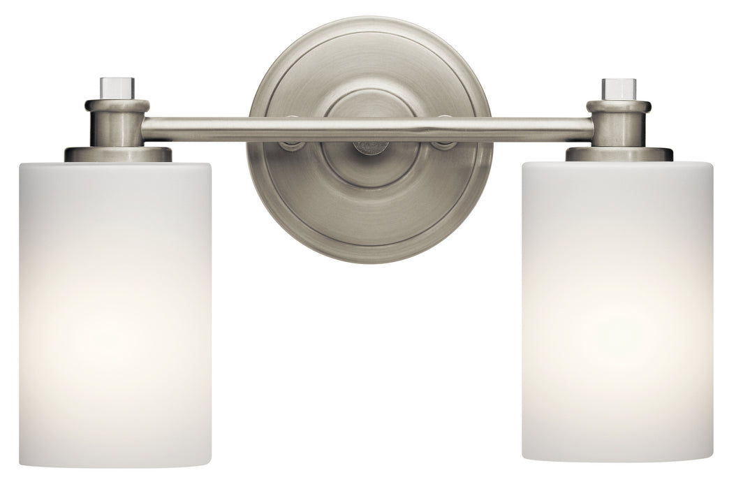 Joelson Bath Sconce 2-Light in Brushed Nickel