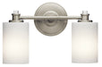Joelson Bath Sconce 2-Light in Brushed Nickel