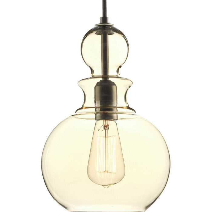 Staunton 1-Light Pendant in Antique Bronze