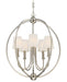 Sylvan 5 Light Chandelier in Polished Nickel