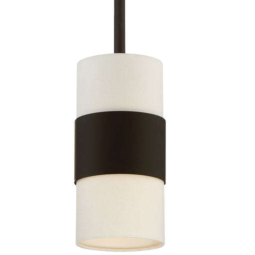 Grayson 1 Light Pendant in Dark Bronze
