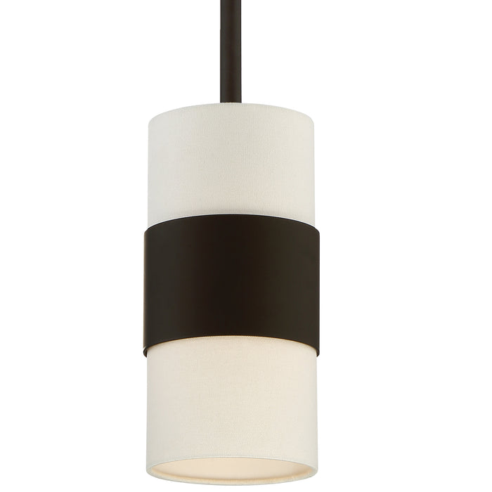 Grayson 1 Light Pendant in Dark Bronze