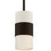 Grayson 1 Light Pendant in Dark Bronze