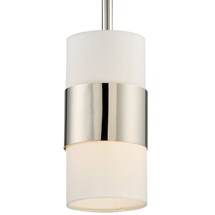Grayson 1 Light Pendant in Polished Nickel
