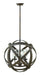 Carson Medium Orb Outdoor Chandelier in Vintage Iron - Lamps Expo