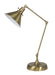 Otis Industrial Table Lamp in Antique Brass