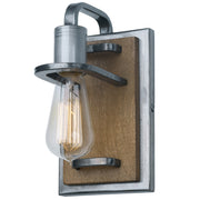 Lofty 1 Light Bath Sconce in Steel
