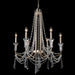 Barcelona 6 Light Chandelier in Transcend Silver - Lamps Expo