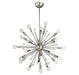 Galea 24-Light Chandelier in Polished Nickel - Lamps Expo