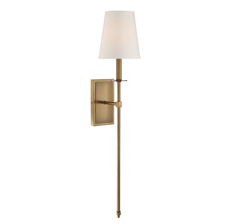 Monroe 1-Light Sconce in Warm Brass