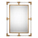 Uttermost's Balkan Modern Gold Wall Mirror Designed by Grace Feyock