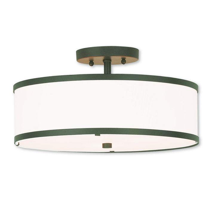 Park Ridge 3 Light Ceiling Mount in Bronze