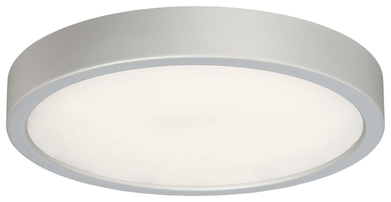 LED Puck Light in Silver with Clear Glass