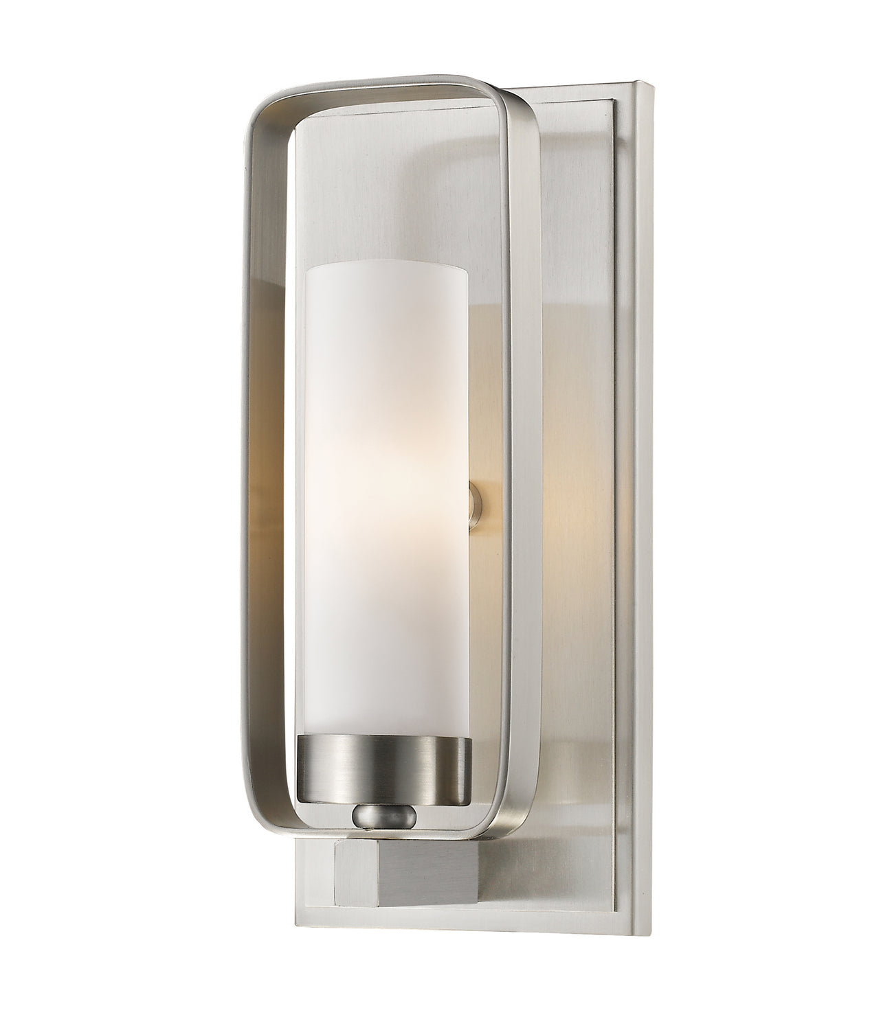 Aideen 1 Light Wall Sconce in Brushed Nickel