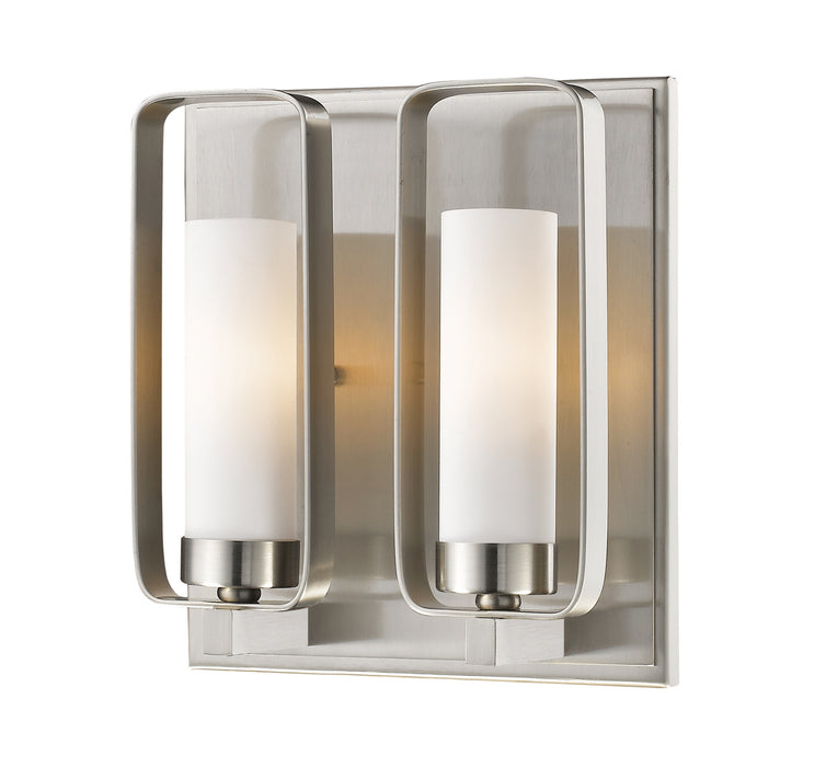 Aideen 1 Light Wall Sconce in Brushed Nickel