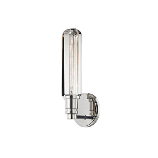 Red Hook 1 Light Wall Sconce in Polished Nickel - Lamps Expo