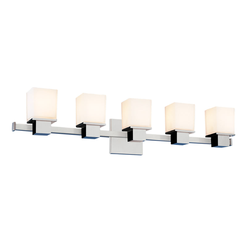 Milford 5 Light Bath Bracket in Polished Chrome - Lamps Expo