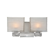 Hartsdale 2 Light Bath Bracket in Polished Nickel