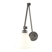 Exeter 1 Light Wall Sconce in Antique Nickel
