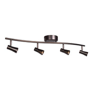 Sleek 4-Light Dimmable LED Spotlight Semi-Flush - Lamps Expo