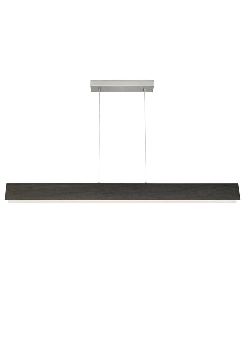 Dobson Linear Suspension in Weathered Gray Oak - Lamps Expo