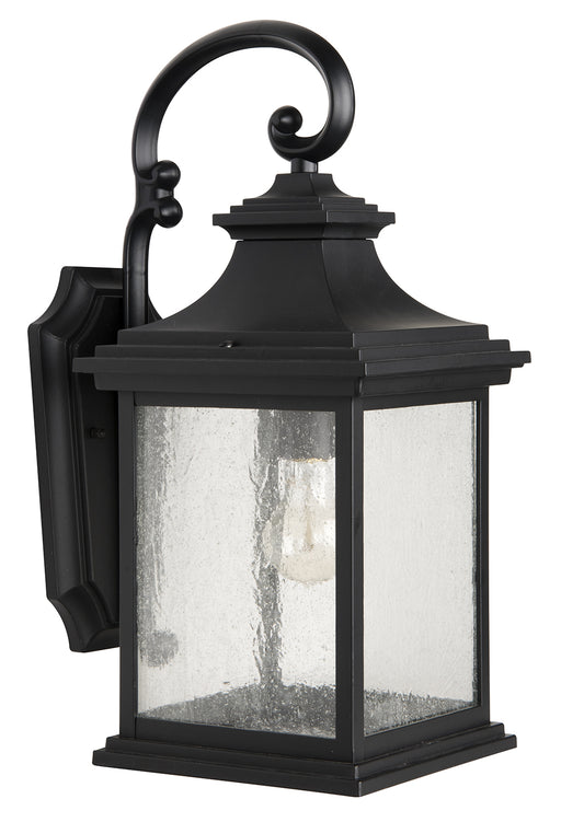 Gentry 1-Light Wall Lantern in Midnight