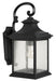 Gentry 1-Light Wall Lantern in Midnight