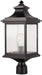 Gentry 1-Light Post Mount in Midnight