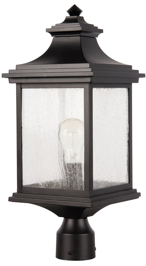 Gentry 1-Light Post Mount in Midnight
