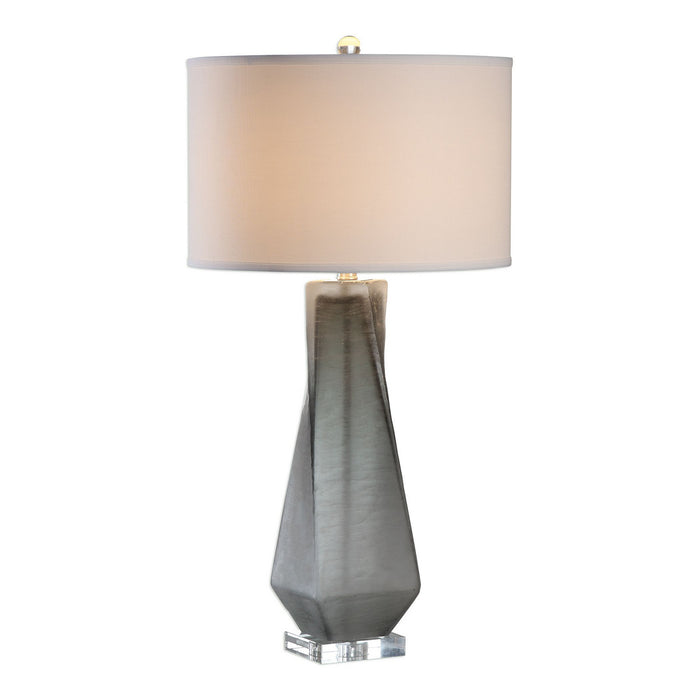 Uttermost's Anatoli Charcoal Gray Table Lamp Designed by Jim Parsons