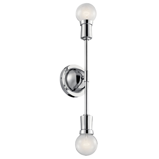 Armstrong Wall Sconce 2-Light in Chrome