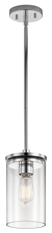 Crosby Mini Pendant 1-Light in Chrome