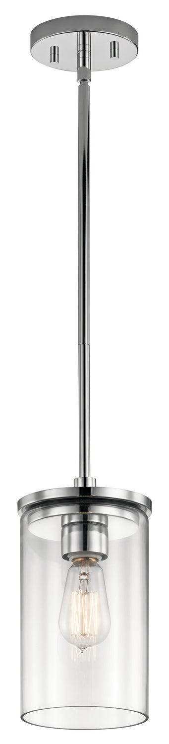 Crosby Mini Pendant 1-Light in Chrome
