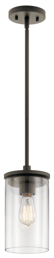 Crosby Mini Pendant 1-Light in Olde Bronze