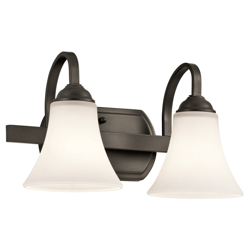 Keiran Bath Sconce 2-Light LED in Olde Bronze