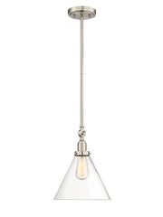 Drake 1-Light Pendant in Satin Nickel