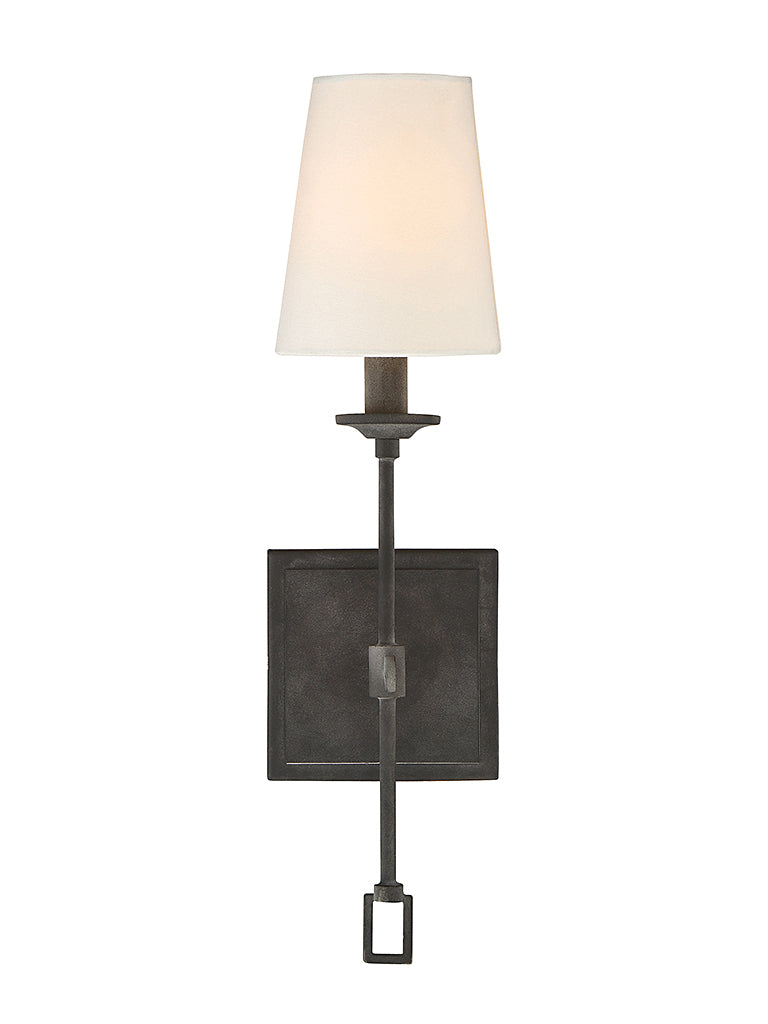 Lorainne 1-Light Sconce in Oxidized Black