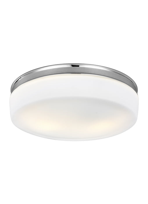 Issen Ceiling Light in Chrome with White Opal Etched�Glass