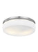 Issen Ceiling Light in Chrome with White Opal Etched�Glass