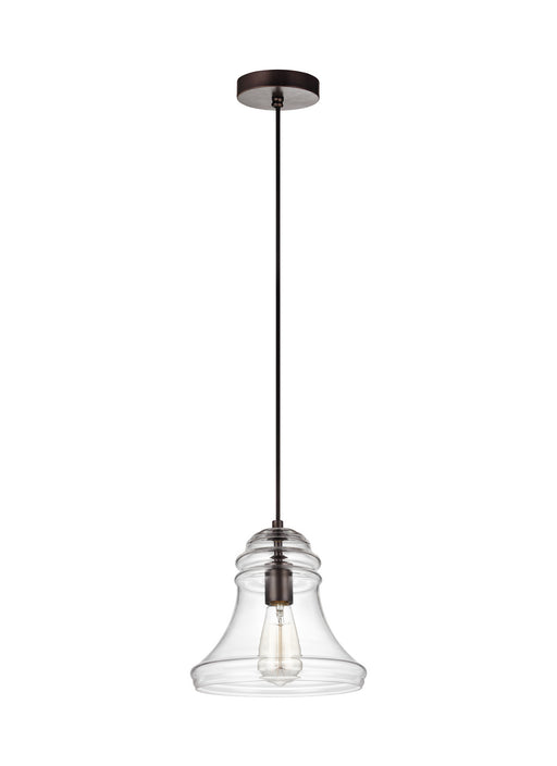 Doyle One Light Mini-Pendant in Oil Rubbed Bronze with Clear�Glass