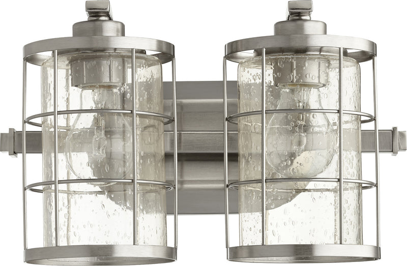Ellis Industrial Vanity in Satin Nickel