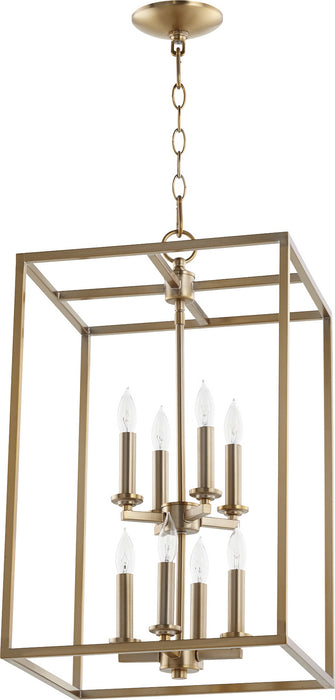 Transitional Entry in Aged Brass - Lamps Expo