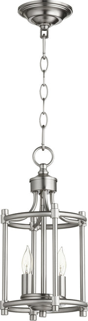 Rossington Transitional Entry in Satin Nickel