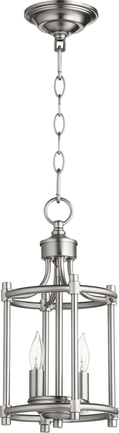 Rossington Transitional Entry in Satin Nickel